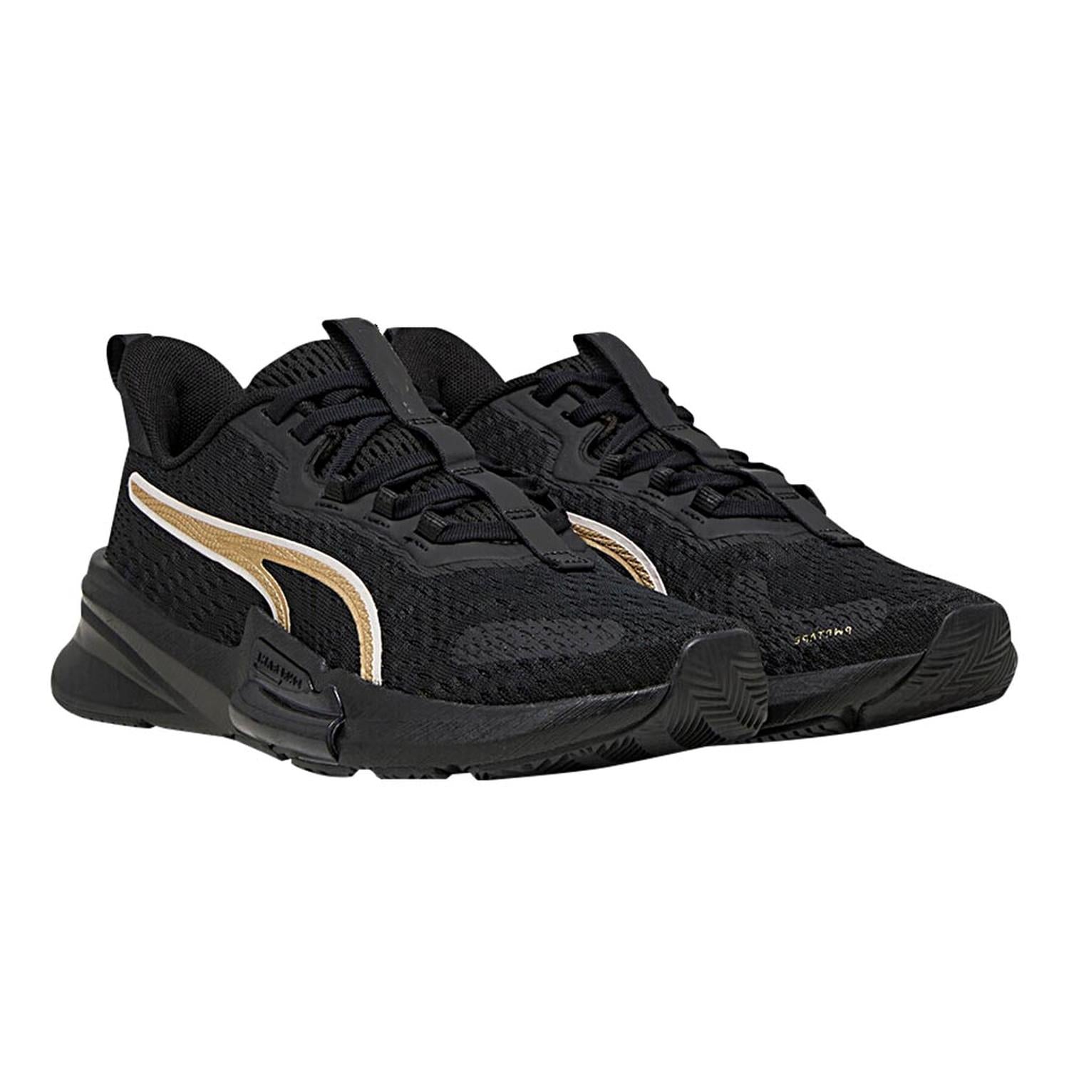 Puma black metallic gold best sale